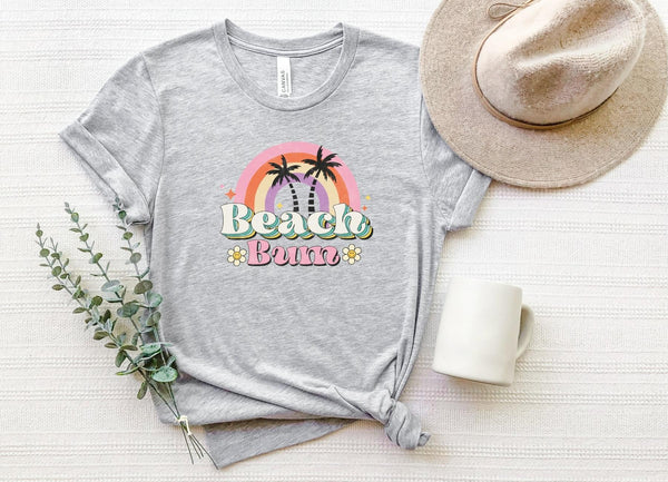 T-Shirt-Beach Bum T-Shirt-S-Athletic Heather-Jack N Roy