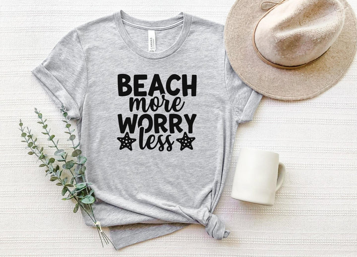 Shirts & Tops-Beach More, Worry Less T-Shirt-S-Athletic Heather-Jack N Roy