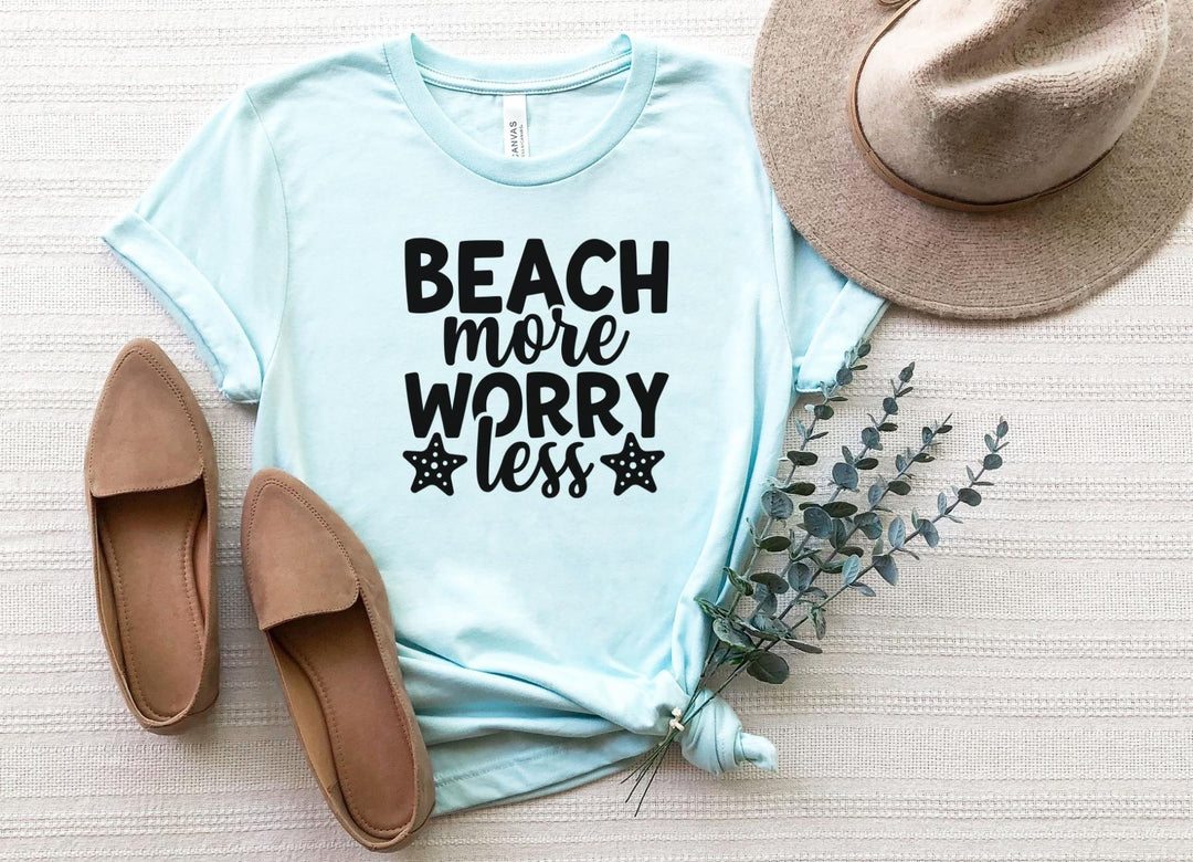 Shirts & Tops-Beach More, Worry Less T-Shirt-S-Heather Ice Blue-Jack N Roy