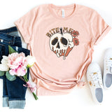 T-Shirt-Bite Me (Skull) T-Shirt-S-Heather Peach-Jack N Roy