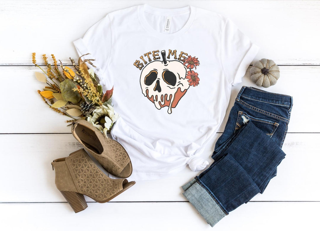 Shirts & Tops-Bite Me (Skull) T-Shirt-S-White-Jack N Roy