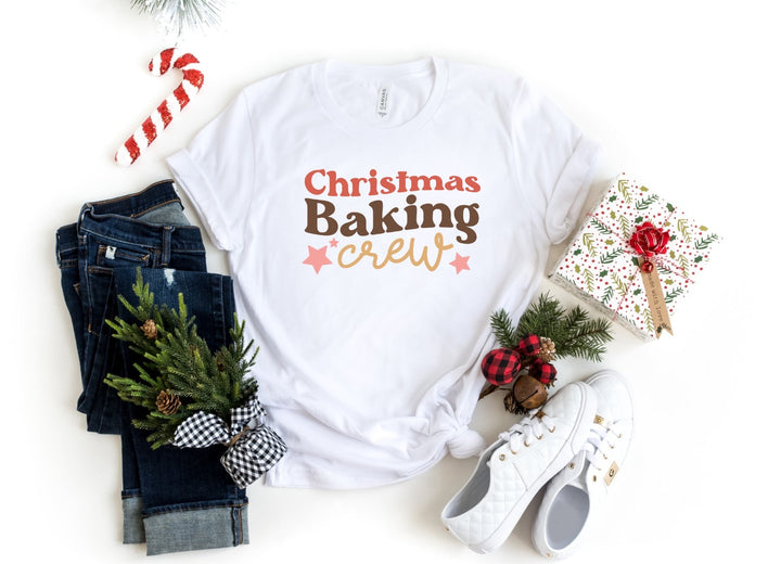 Shirts & Tops-Christmas Baking Crew T-Shirt-S-White-Jack N Roy