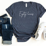 T-Shirt-Eighty-licious T-Shirt-S-Heather Navy-Jack N Roy