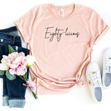 T-Shirt-Eighty-licious T-Shirt-S-Heather Peach-Jack N Roy