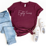 T-Shirt-Eighty-licious T-Shirt-S-Maroon-Jack N Roy