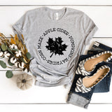 T-Shirt-Fall Leaf T-Shirt-S-Athletic Heather-Jack N Roy