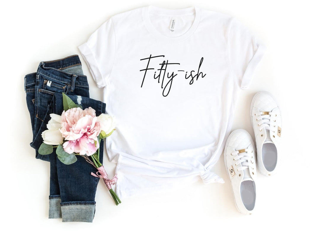 Shirts & Tops-Fifty-ish T-Shirt-S-White-Jack N Roy
