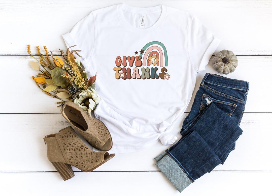 Shirts & Tops-Give Thanks T-Shirt-S-White-Jack N Roy