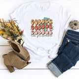 T-Shirt-Gobble Till You Wobble T-Shirt-S-White-Jack N Roy