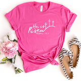 T-Shirt-He Is Risen T-Shirt-S-Charity Pink-Jack N Roy