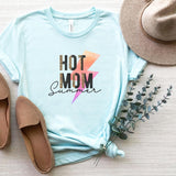 T-Shirt-Hot Mom Summer T-Shirt-S-Heather Ice Blue-Jack N Roy
