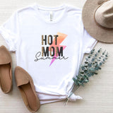 T-Shirt-Hot Mom Summer T-Shirt-S-White-Jack N Roy