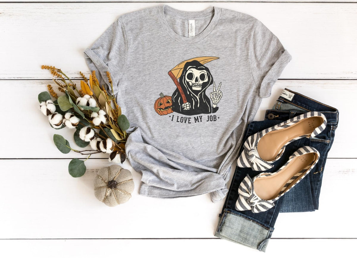 T-Shirt-I Love My Job T-Shirt-S-Athletic Heather-Jack N Roy