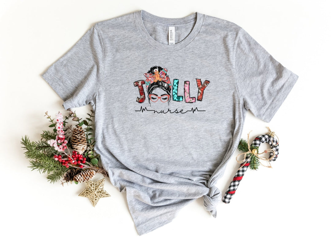 Shirts & Tops-Jolly Nurse T-Shirt-S-Athletic Heather-Jack N Roy