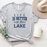 T-Shirt-Life Is Better At The Lake T-Shirt-S-Athletic Heather-Jack N Roy