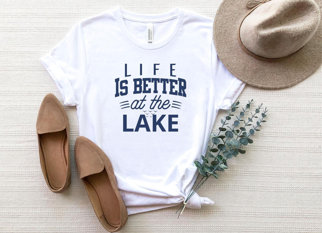 Shirts & Tops-Life Is Better At The Lake T-Shirt-S-White-Jack N Roy