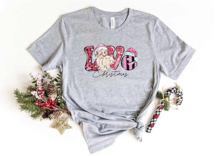 Shirts & Tops-Love Christmas T-Shirt-S-Athletic Heather-Jack N Roy