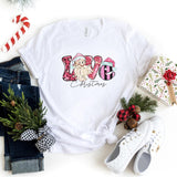 T-Shirt-Love Christmas T-Shirt-S-White-Jack N Roy