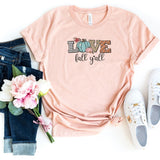 T-Shirt-Love Fall Y'All T-Shirt-S-Heather Peach-Jack N Roy