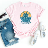 T-Shirt-Ocean Vibes T-Shirt-S-Pink-Jack N Roy