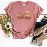 T-Shirt-Pies Before Guys T-Shirt-S-Heather Mauve-Jack N Roy