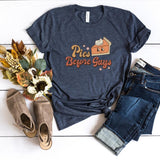 T-Shirt-Pies Before Guys T-Shirt-S-Heather Navy-Jack N Roy