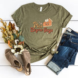 T-Shirt-Pies Before Guys T-Shirt-S-Heather Olive-Jack N Roy