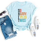 T-Shirt-S.H.I.T. 40 Birthday T-Shirt-S-Heather Ice Blue-Jack N Roy