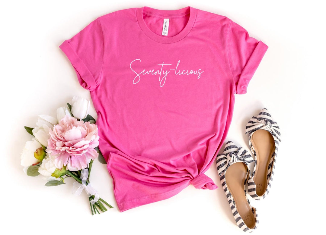 Shirts & Tops-Seventy-licious T-Shirt-S-Charity Pink-Jack N Roy