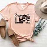 T-Shirt-Summer Life T-Shirt-S-Heather Peach-Jack N Roy