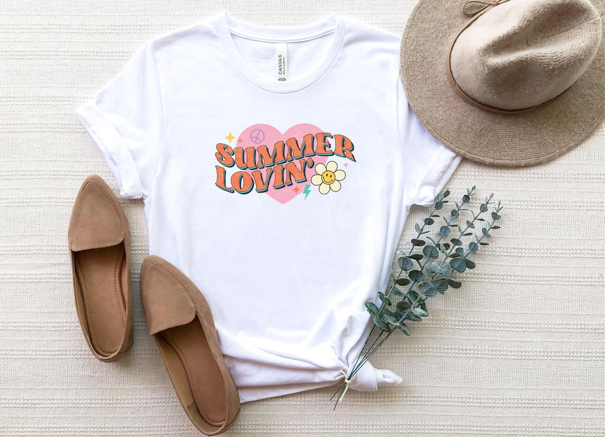 T-Shirt-Summer Lovin T-Shirt-S-White-Jack N Roy
