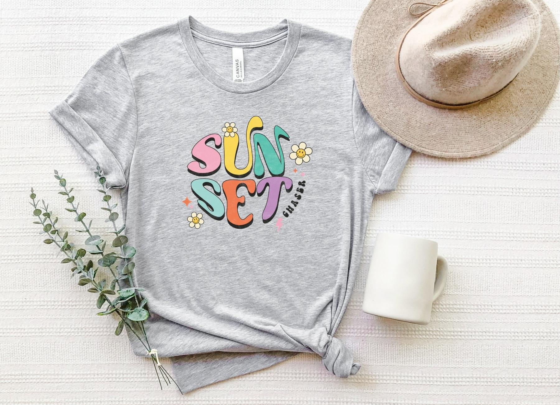 Sunset Chaser Summer T-Shirt | Summer Shirt | Summer Top | Summer