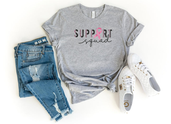 Shirts & Tops-Support Squad T-Shirt 🎗️-S-Athletic Heather-Jack N Roy