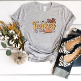 T-Shirt-Talk Turkey To Me T-Shirt-S-Athletic Heather-Jack N Roy