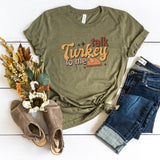 T-Shirt-Talk Turkey To Me T-Shirt-S-Heather Olive-Jack N Roy