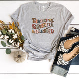 T-Shirt-Thankful Grateful Blessed T-Shirt-S-Athletic Heather-Jack N Roy