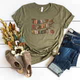 T-Shirt-Thankful Grateful Blessed T-Shirt-S-Heather Olive-Jack N Roy