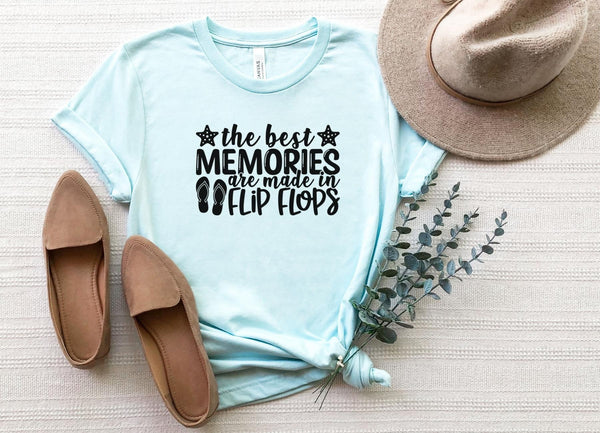 T-Shirt-The Best Memories T-Shirt-S-Heather Ice Blue-Jack N Roy