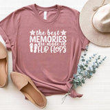 T-Shirt-The Best Memories T-Shirt-S-Heather Mauve-Jack N Roy