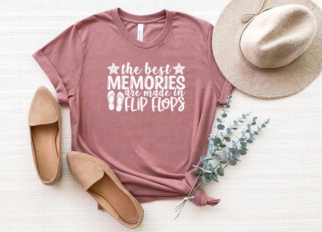 Shirts & Tops-The Best Memories T-Shirt-S-Heather Mauve-Jack N Roy