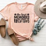T-Shirt-The Best Memories T-Shirt-S-Heather Peach-Jack N Roy