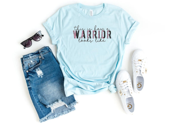 T-Shirt-The Warrior's T-Shirt 🎗️-S-Heather Ice Blue-Jack N Roy