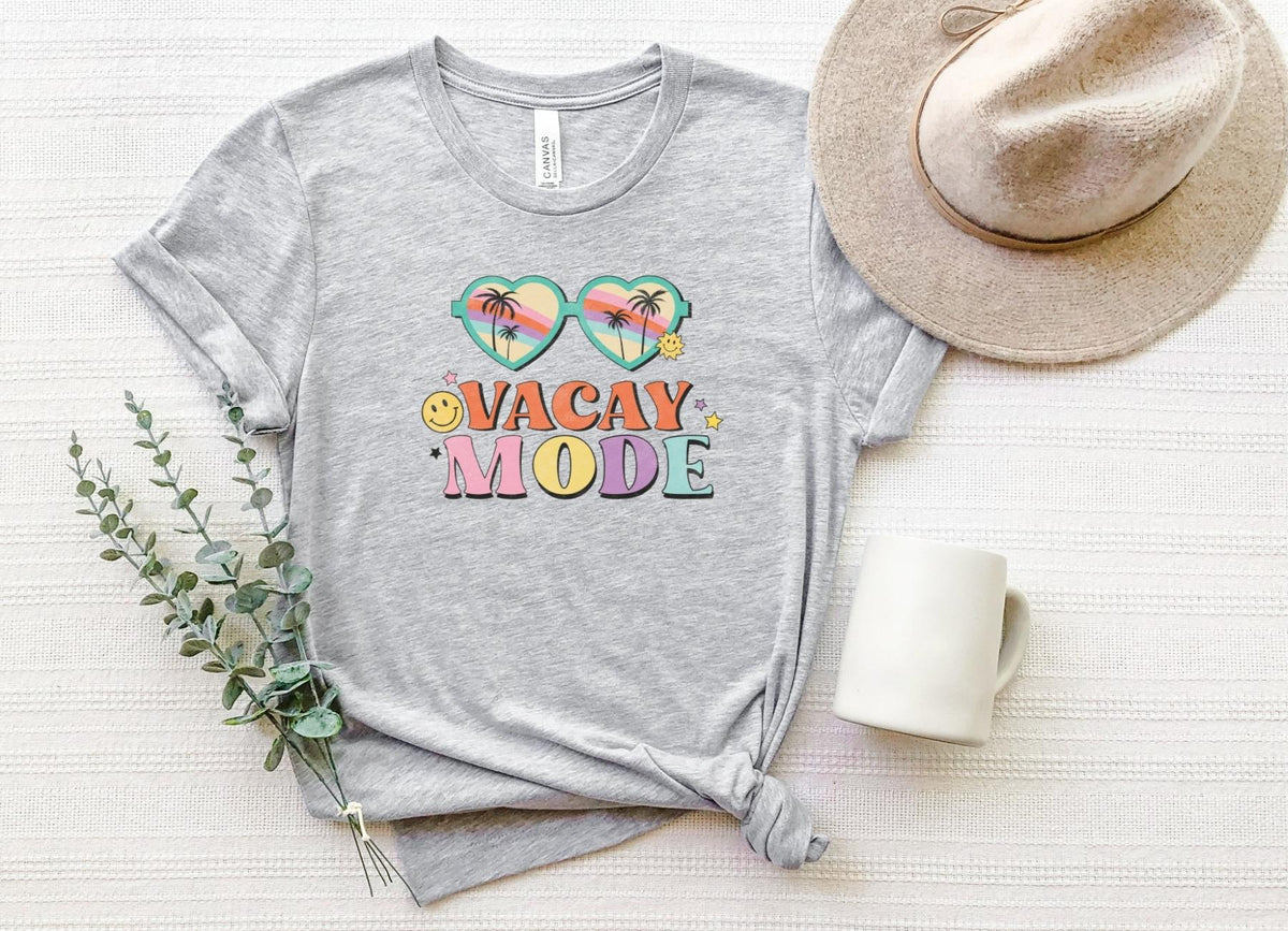 T-Shirt-Vacay Mode T-Shirt-S-Athletic Heather-Jack N Roy