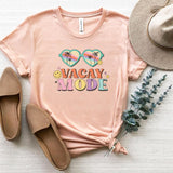 T-Shirt-Vacay Mode T-Shirt-S-Heather Peach-Jack N Roy