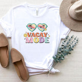 T-Shirt-Vacay Mode T-Shirt-S-White-Jack N Roy