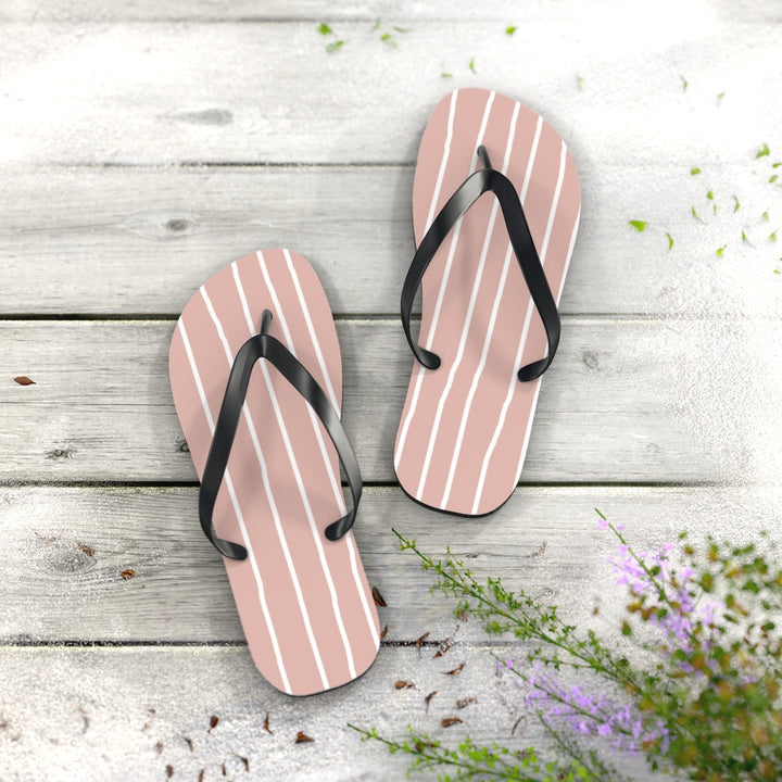Shoes-Chic Pink Flip Flops-Jack N Roy