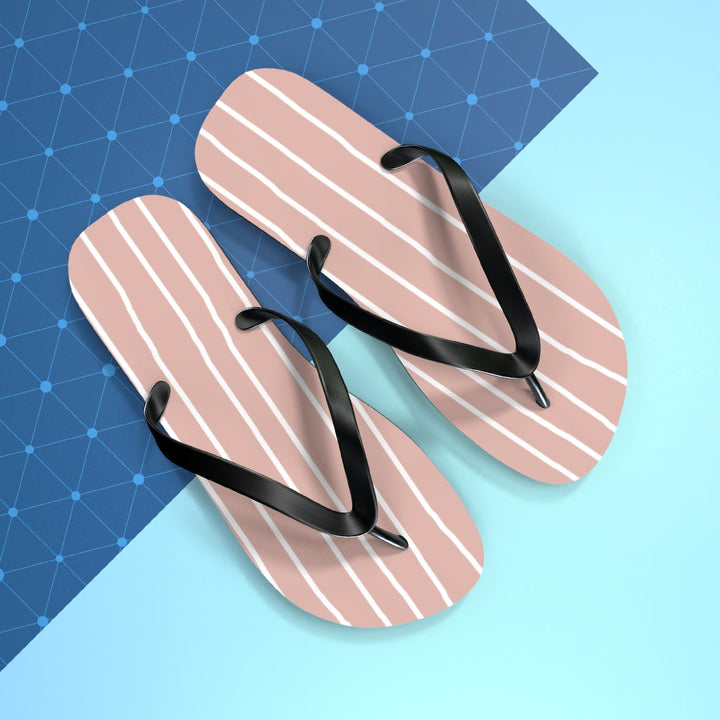 Shoes-Chic Pink Flip Flops-Jack N Roy