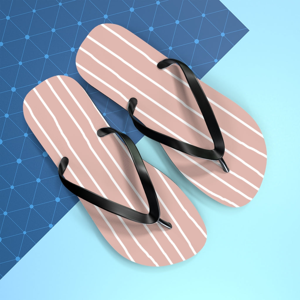 Shoes-Chic Pink Flip Flops-Jack N Roy