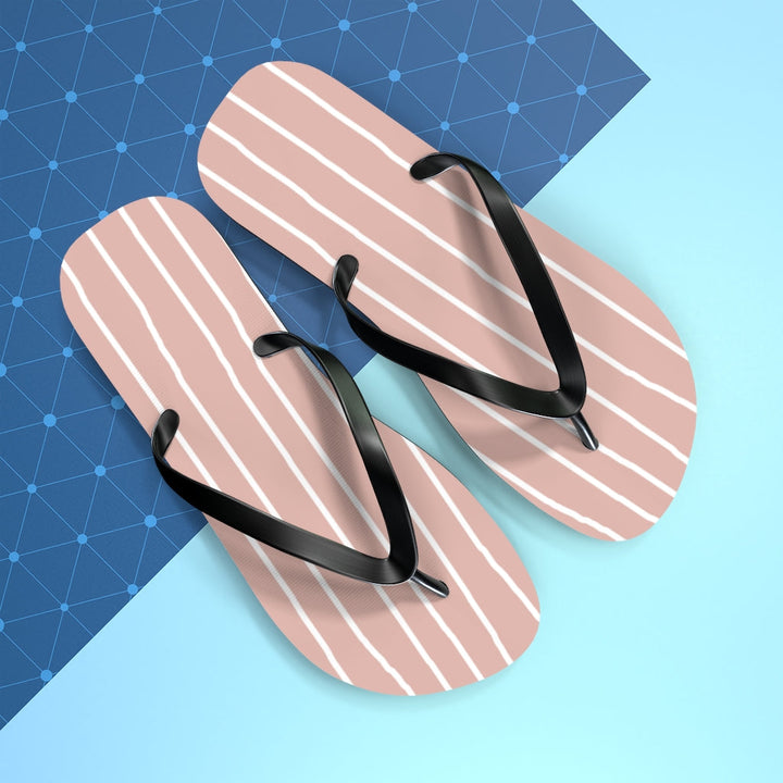 Shoes-Chic Pink Flip Flops-Jack N Roy