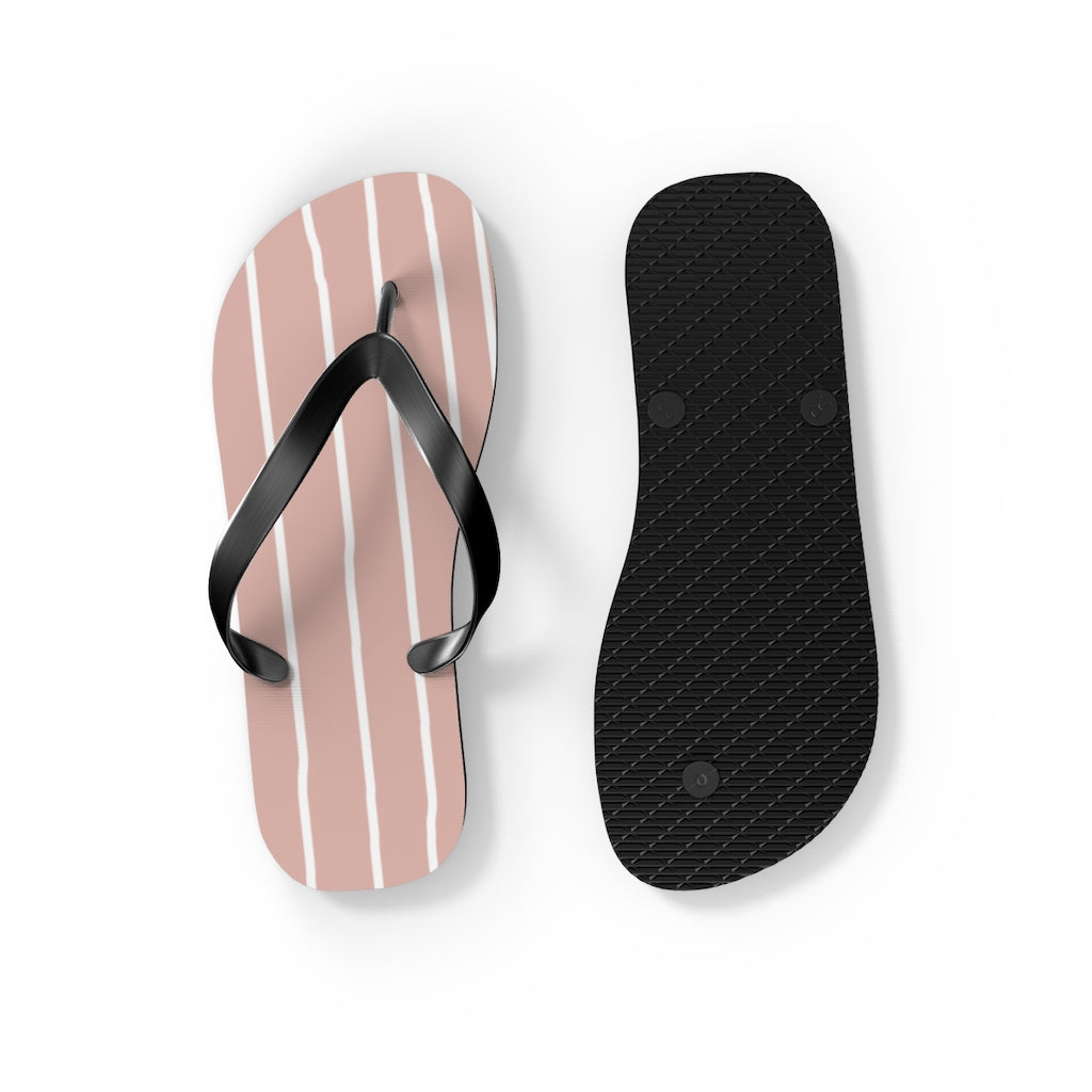 Shoes-Chic Pink Flip Flops-Jack N Roy